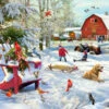 The Farm At Christmas Jigsaw Puzzle 1000 Piece