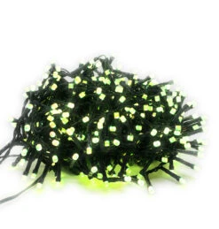 Lumineo 500 LED Compact Color Changing Lights Green Wire 10 Lumineo 500 LED Compact Color Changing Lights Green Wire -Holiday Supplies yellow 59409.1604022254